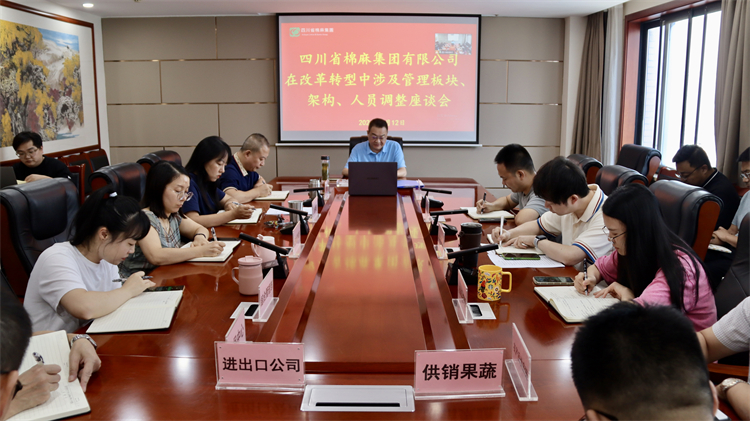 集團(tuán)公司召開(kāi)在改革轉(zhuǎn)型中涉及管理板塊、架構(gòu)、人員調(diào)整座談會(huì)