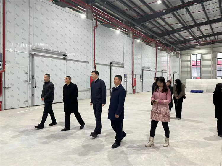 中國果品流通協(xié)會會長魯芳校一行到四川供銷為農(nóng)服務（資中）產(chǎn)業(yè)園調(diào)研